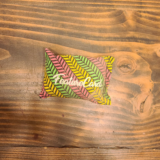 Birdie bag - green pink yellow